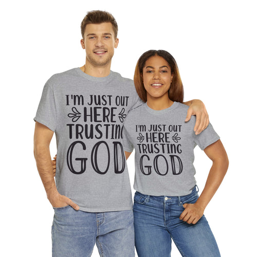 Trusting god Unisex Heavy Cotton Tee