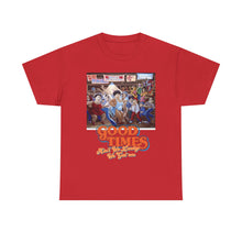Good Times Unisex Heavy Cotton Tee - Retro Vibe Graphic T-Shirt