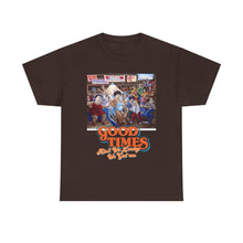 Good Times Unisex Heavy Cotton Tee - Retro Vibe Graphic T-Shirt