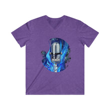 Honor Fitted V-Neck Short Sleeve Tee Circle Print