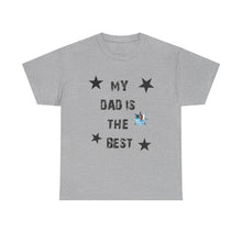 My Dad Is The Best Unisex Heavy Cotton Tee - Perfect Gift for Father's Day or Any Occasion Custom Picture