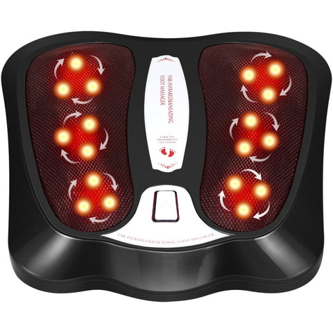 Shiatsu Heated Electric Kneading Foot and Back Massager