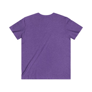 Honor Fitted V-Neck Short Sleeve Tee Circle Print