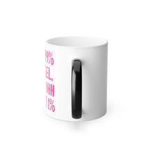 Heat activated Color Morphing Mug - 99% Angel, 1% Bad Ass Coffee Cup  (11Oz)