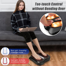 Shiatsu Heated Electric Kneading Foot and Back Massager