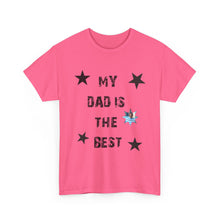 My Dad Is The Best Unisex Heavy Cotton Tee - Perfect Gift for Father's Day or Any Occasion Custom Picture