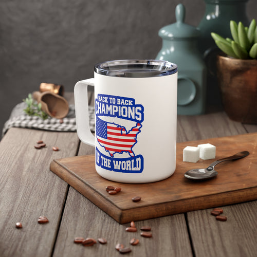 Insulated 10oz  Coffee Mug One nation Under God