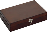 Hathaway Premium Domino Set w/Wooden Carry Case Premium Domino Set w/Wooden Carry Case, Walnut