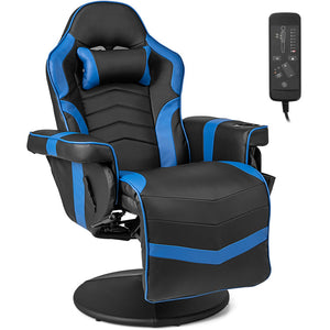 Ergonomic High Back Massage Gaming Chair with Pillow