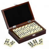 Hathaway Premium Domino Set w/Wooden Carry Case Premium Domino Set w/Wooden Carry Case, Walnut