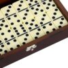 Hathaway Premium Domino Set w/Wooden Carry Case Premium Domino Set w/Wooden Carry Case, Walnut