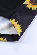 Green Leopard Printed Splicing T-Shirt