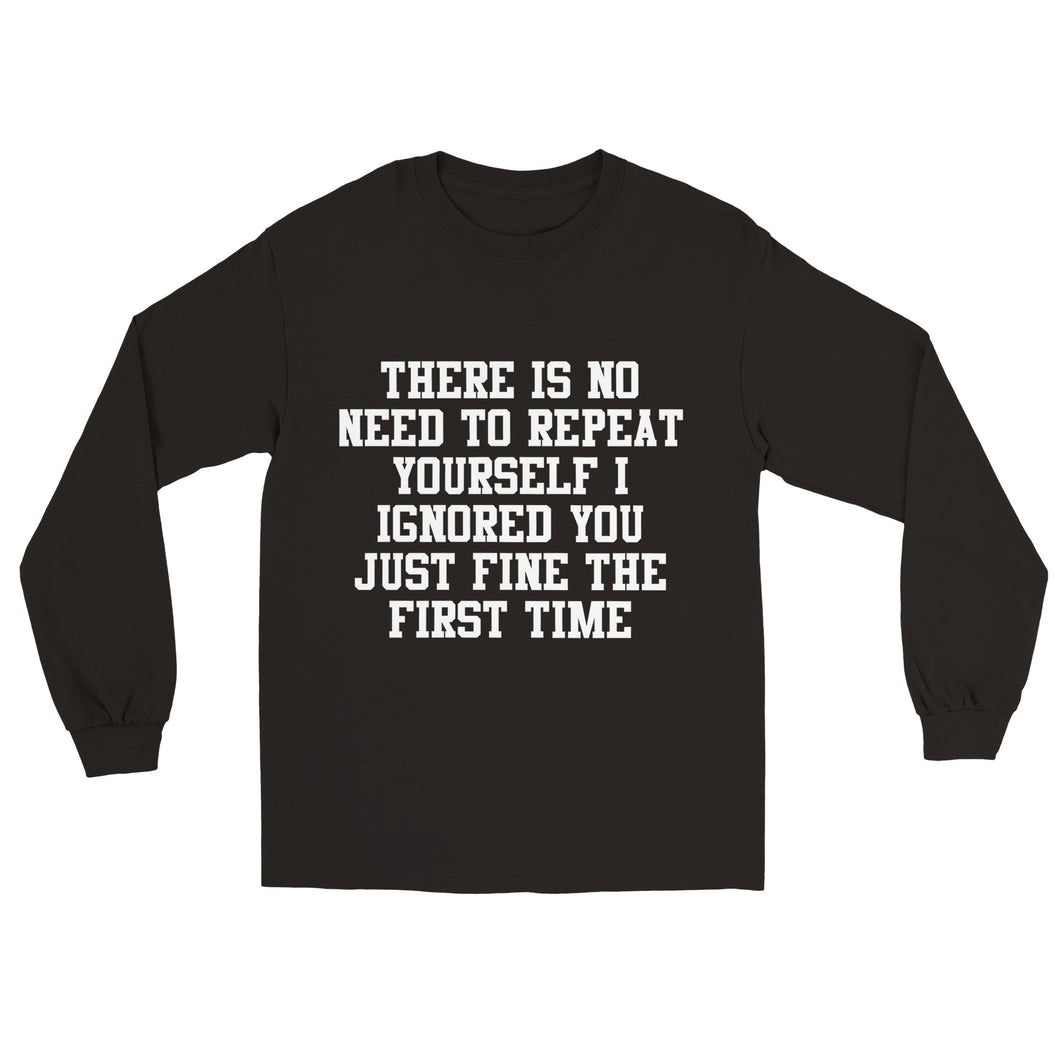 Ignored Classic Unisex Longsleeve T-shirt