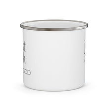 Enamel Camping Mug, Say It Soul, ’just Ask-god’ Statement Shirt, Christian, Religious, Inspirational, Christian Attire And Activewear-1