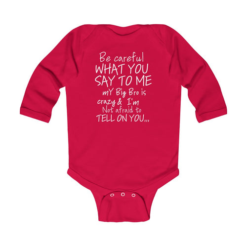 Big Bro Onesie white lettering