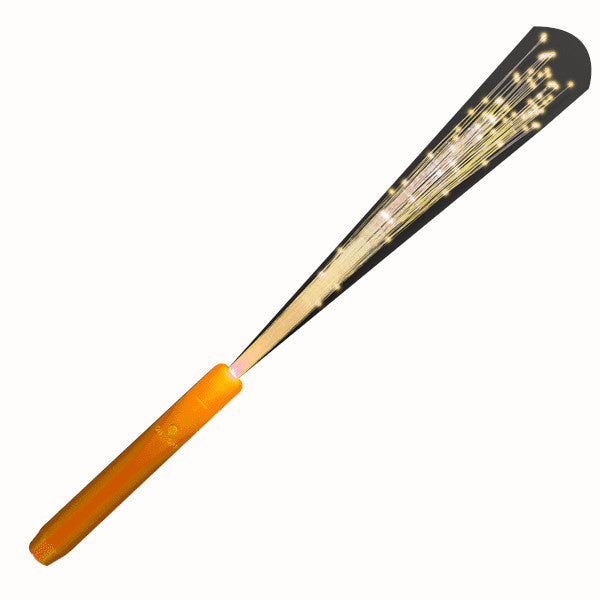 Orange Fiber Optic Wand with Orange LEDs