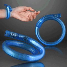 Light Up Tube Bracelet Blue
