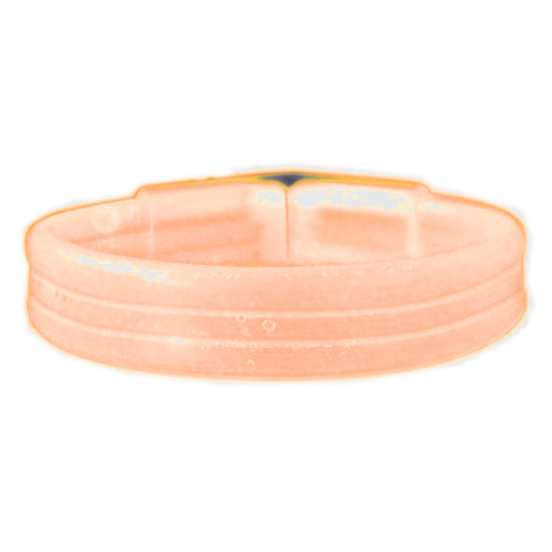 Wide Glow Stick 8 Inch Bracelet Orange Pack of 25