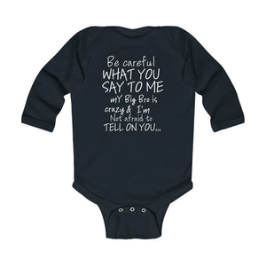 Big Bro Onesie white lettering