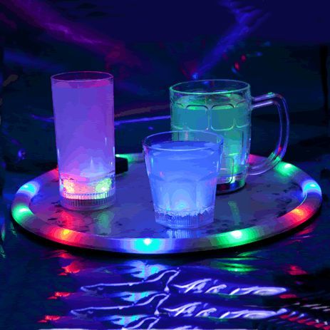 LED Serving Tray Multicolor