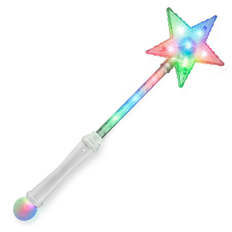 Light Up Star Crystal Wand