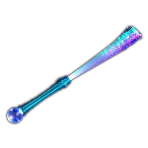 Fiber Optic Wand with Crystal Ball Assorted Colors