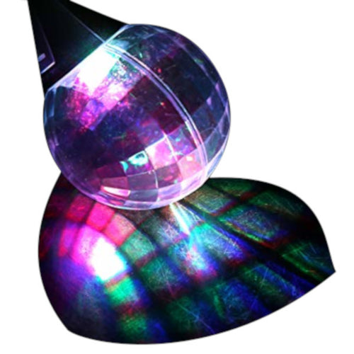 Disco Prism Ball LED Multicolor Pendant Necklace