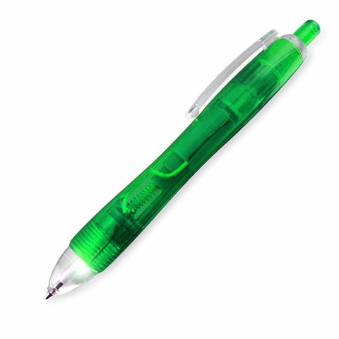 Green Tip Pen with White LED
