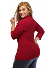 Women's Regular Length Red Poly Spandex Round Neck Tees
