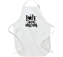 I Love You Mom Mug Apron