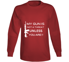 Not A Threat Long Sleeve T Shirt
