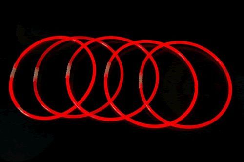 Glow Necklace Red Tube of Fifty