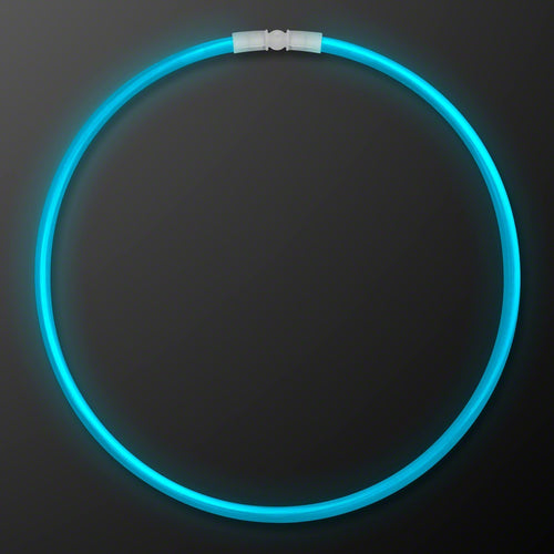 Glow Necklace Aqua Pack of 25