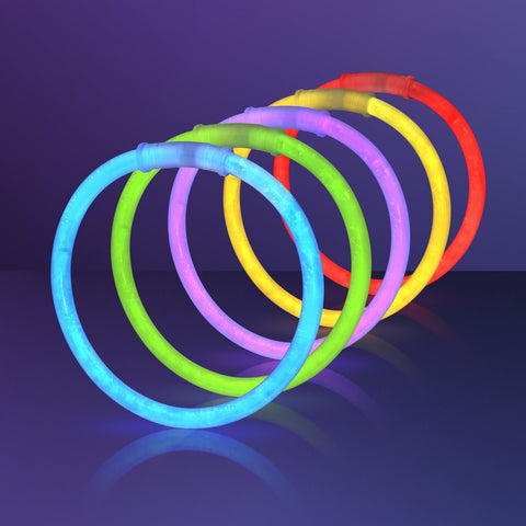 Glow Bracelet Assorted Tube of 100