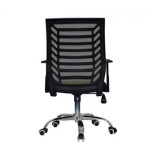 American Imaginations 24.8-in. W 38.2-in. H Transitional Stainless Steel-Plastic-Nylon Office Chair In Black