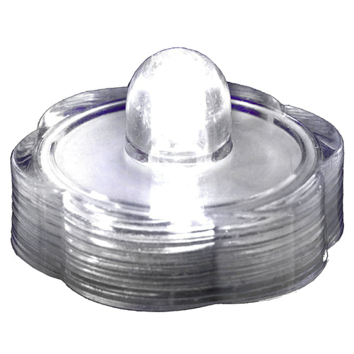 Submersible Floral LED Light White