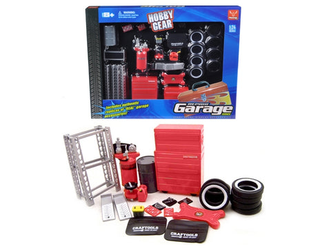 Repair Garage Accessories Tool Set for 1/24 Scale Models by Phoenix Toys