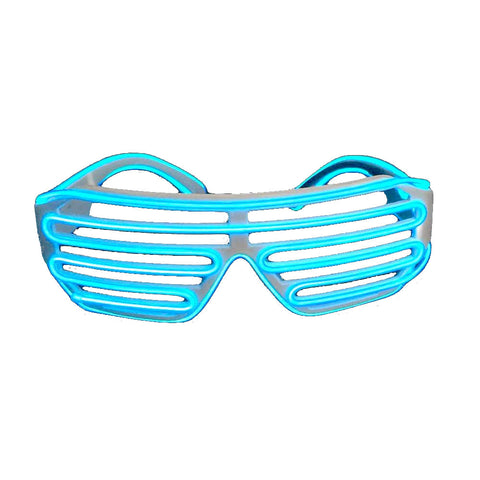 Electro Luminescent Shutter Shades Blue