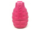 USA-K9 Puppy Grenade Durable Rubber Chew Toy & Treat Dispenser for Teething Pups - Pink