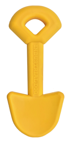 ID Shovel  Ultra Durable Nylon Dog Chew Toy for Aggressive Chewers - Yellow