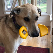 ID Shovel  Ultra Durable Nylon Dog Chew Toy for Aggressive Chewers - Yellow