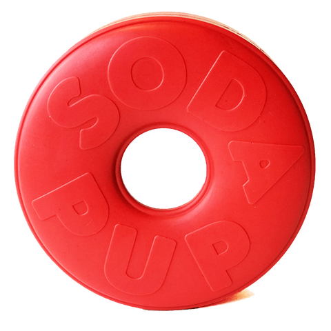 SP Life Ring Durable Rubber Chew Toy & Treat Dispenser - Large - Red