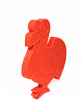 MKB Turkey  Ultra Durable Nylon Dog Chew Toy for Aggressive Chewers - Orange