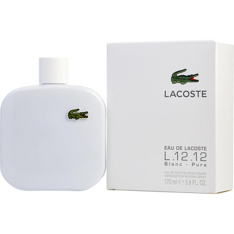 LACOSTE EAU DE LACOSTE L.12.12 BLANC by Lacoste (MEN) - EDT SPRAY 5.9 OZ