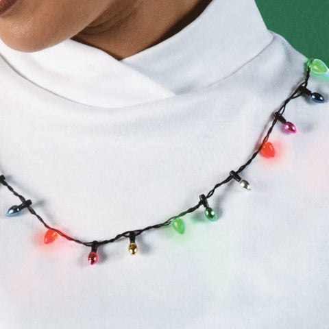Wearable  Christmas Lights Necklace