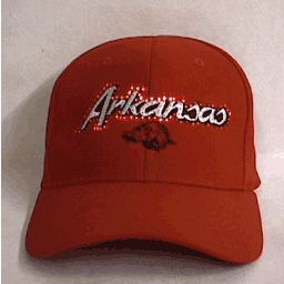 Arkansas Razorbacks Flashing Fiber Optic Cap