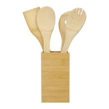 Vegan Bamboo 4-Piece cooking utensils