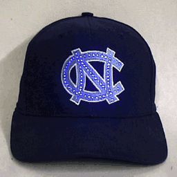 North Carolina Tarheels Flashing Fiber Optic Cap