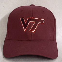 Virginia Tech Hokies Flashing Fiber Optic Cap