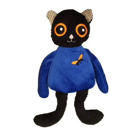 Billy the Cat - Comfort Plush Hipster Toy with Squeaker - 15 Inch